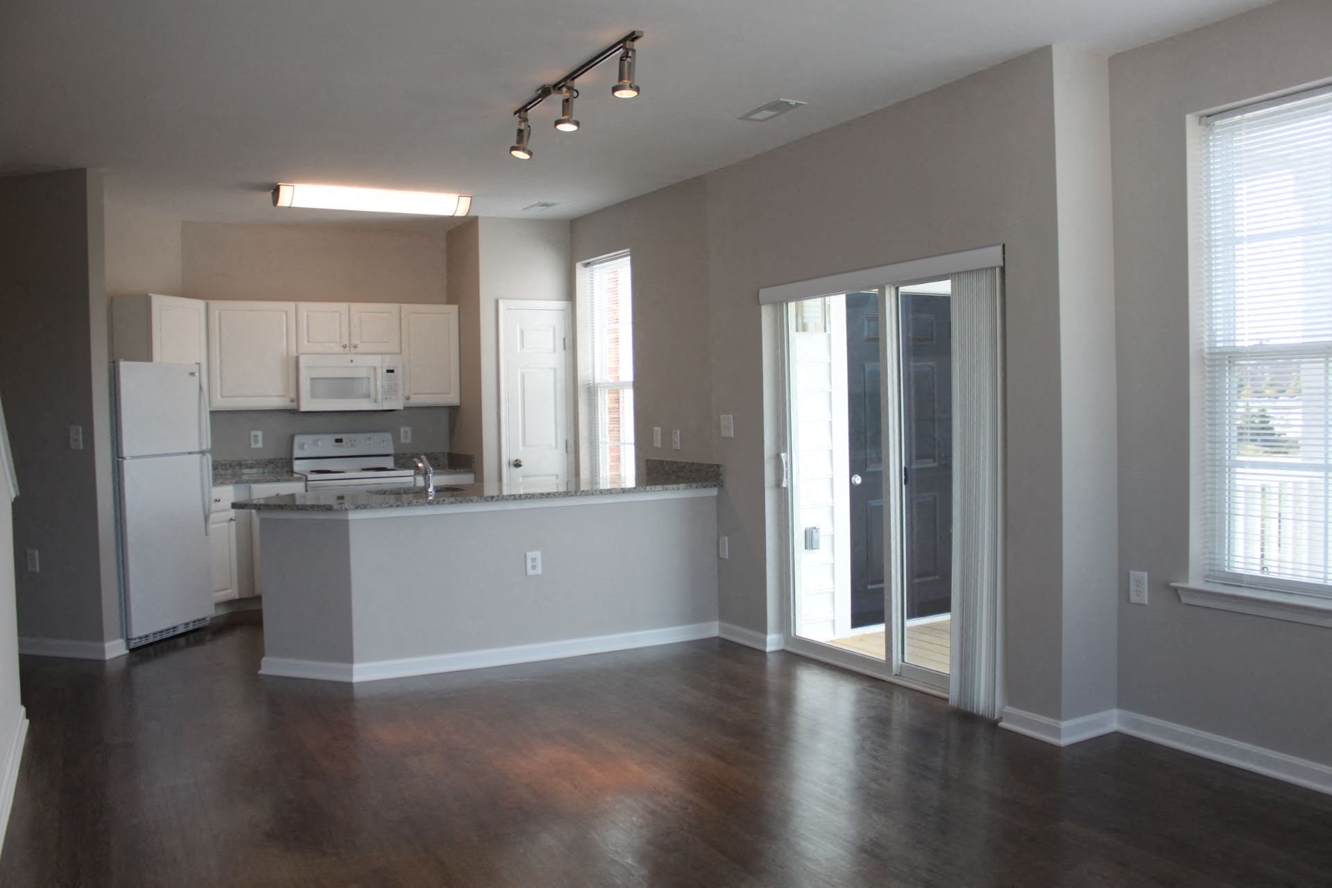 Interiors Open Concept Loft Apartments with Balcony-MetroPlace at Town Center Apartments Camp Springs MD